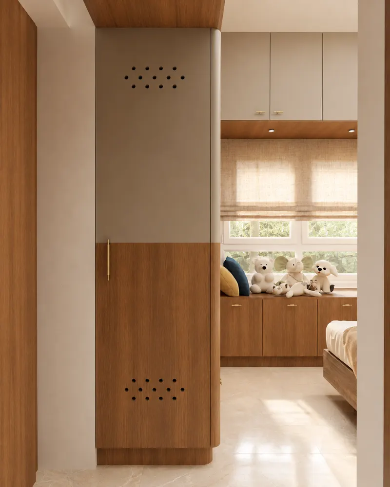 Bedroom 3 — 1 BHK Flat Interiors