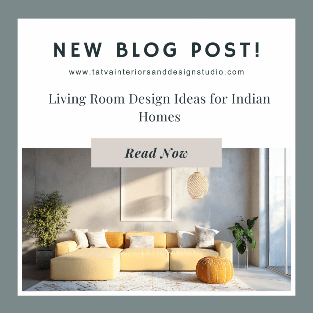 Living Room Design Ideas for Indian Homes