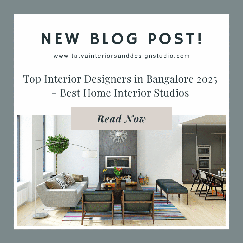 Top Interior Designers in Bangalore 2025 – Best Home Interior Studios