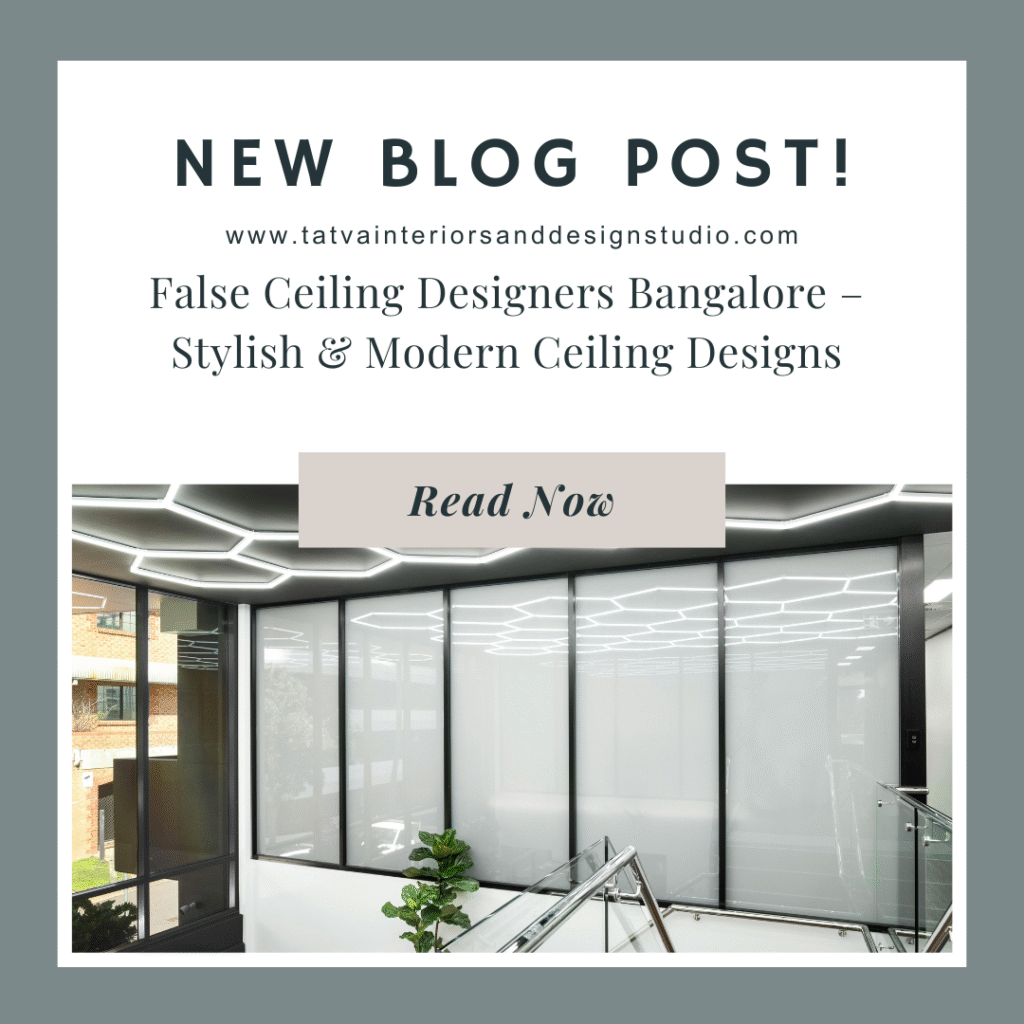 False Ceiling Designers Bangalore – Stylish & Modern Ceiling Designs