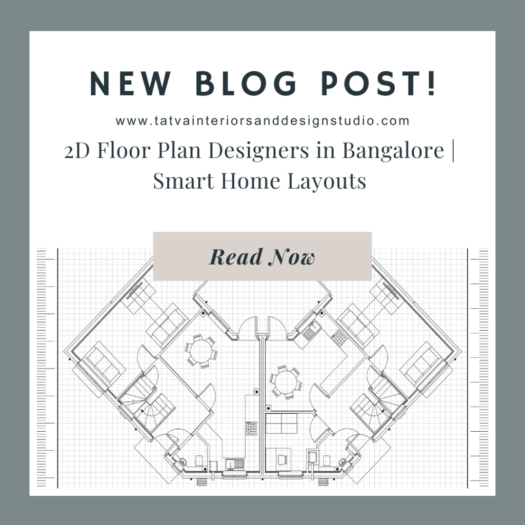 2D Floor Plan Designers in Bangalore | Smart Home Layouts